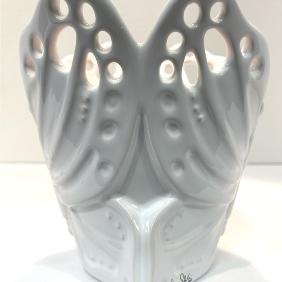 Harry Slatkin for Bath and Body Works Butterfly Flower Candle 2009 Signed - Picture 8 of 13